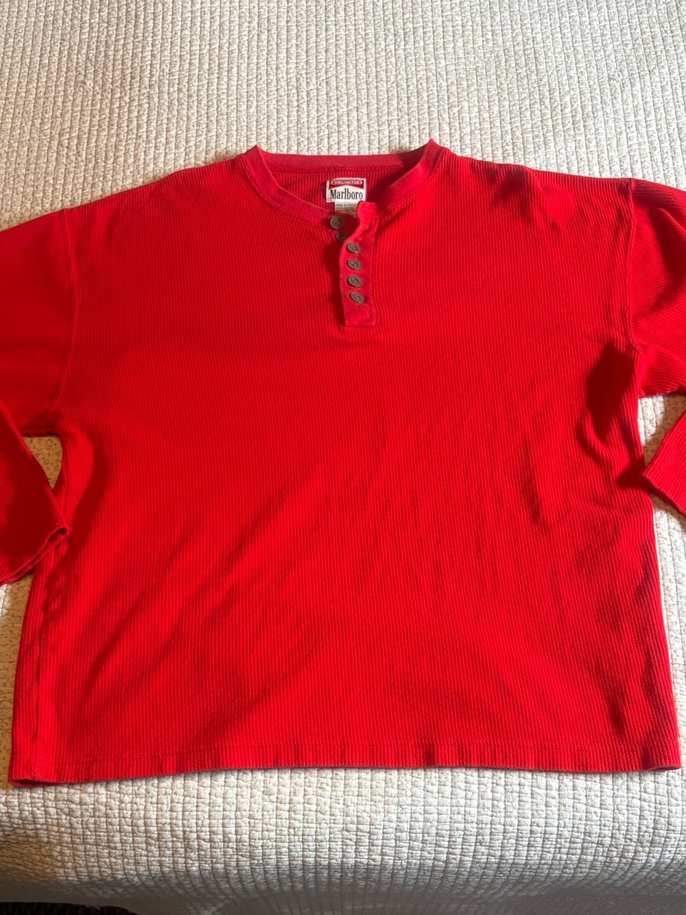 Vintage Marlboro Unlimited Long Sleeve Henley